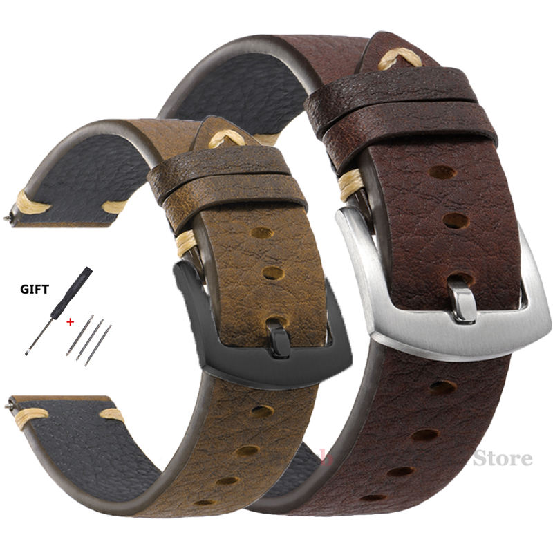 Smartwatch Vintage Watches For Men - Genuine Leather Straps For Watch Vintage
