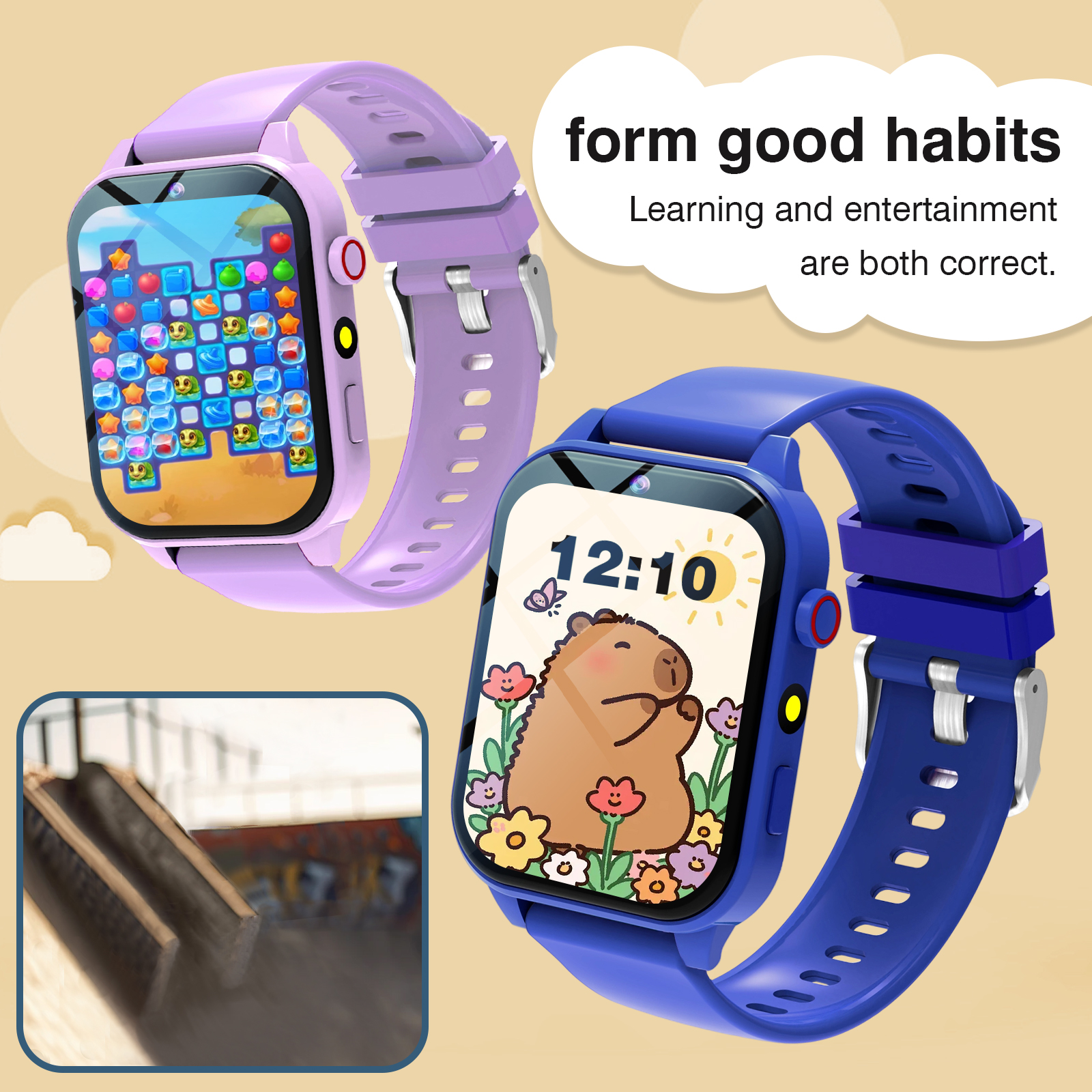 Smartwatch Watches Kids - Kids′s Smart Watch 18 Games Camera