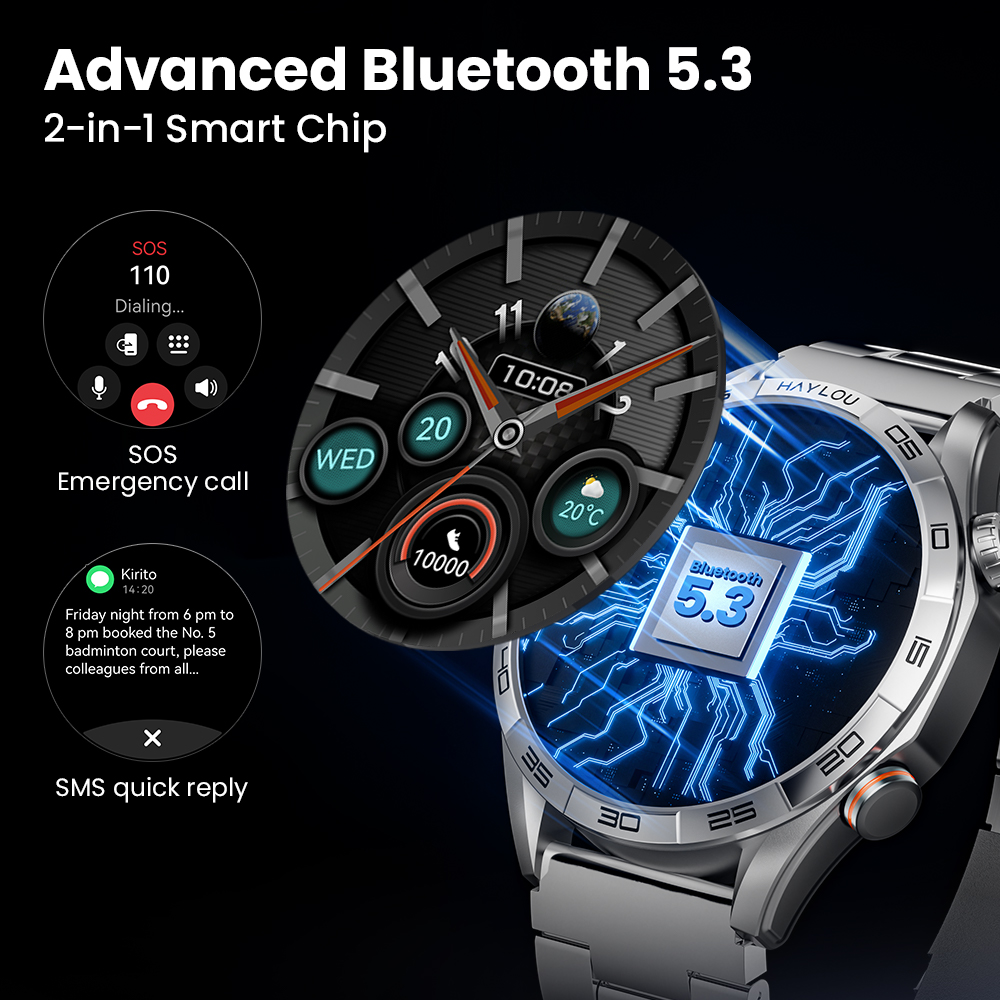 HAYLOU Solar 5 Voice Calling S - Smartwatch Health Watches incelemesi ve fiyatı