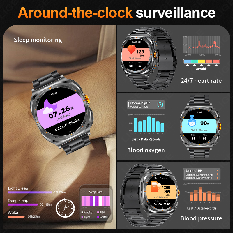LIGE 2025 Watch Wireless Earph - Smartwatch Running Watches For Men incelemesi ve fiyatı