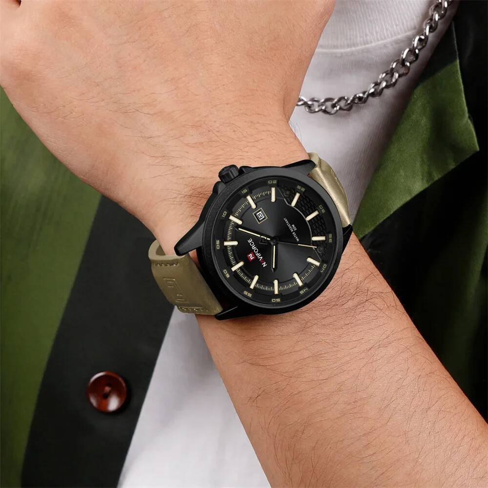 NAVIFORCE 9248L Elegant Men's  - Smartwatch Vintage Watches For Men incelemesi ve fiyatı