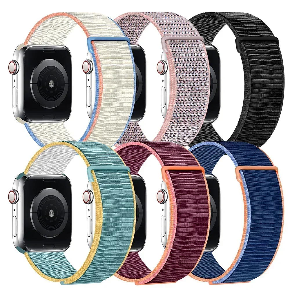 Nylon loop For Apple Watch Ban - Smartwatch Apple Watches For Men incelemesi ve fiyatı