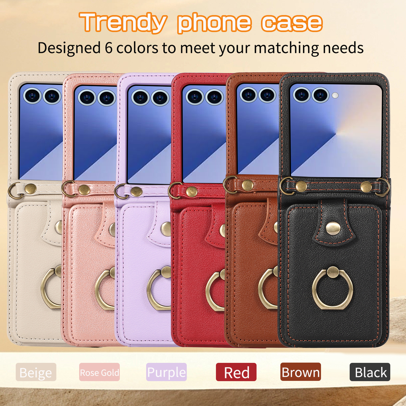 Leather Wallet Phone Case for  - Samsung Galaxy Strap incelemesi ve fiyatı