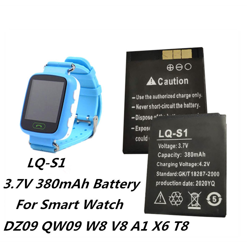 1-4PCS LQ-S1 3.7V 380mAh Recha - Watch V8 incelemesi ve fiyatı