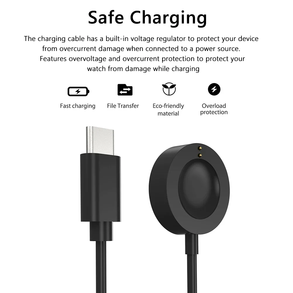 1M USB Type-C Magnetic Fast Ch - Fossil Watches Smartwatch Charger incelemesi ve fiyatı