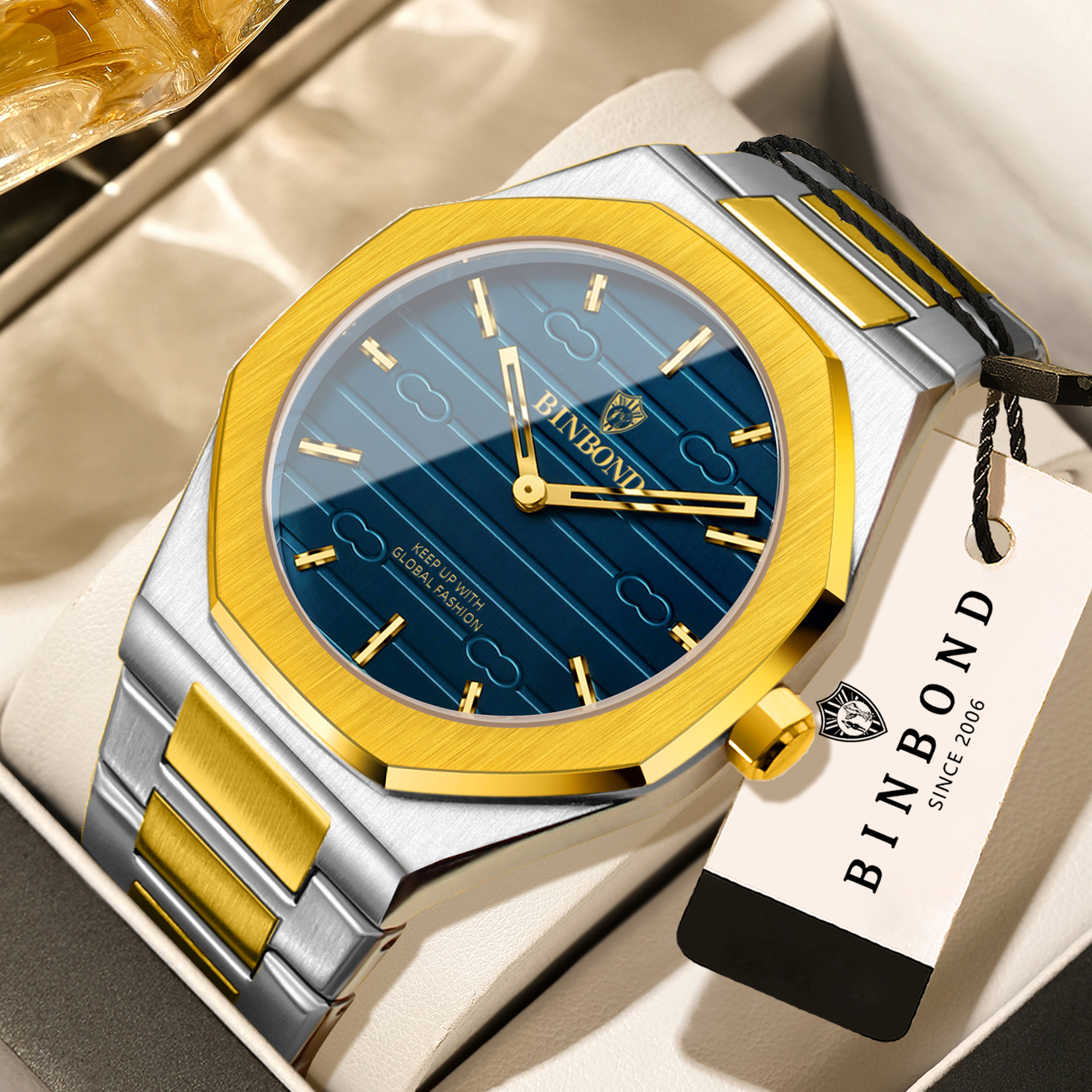 BINBOND Luxury vintage quartz  - Smartwatch Vintage Watches For Men incelemesi ve fiyatı