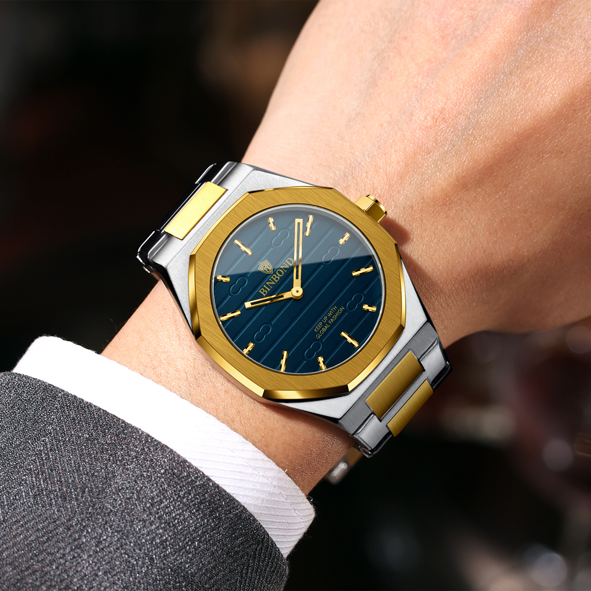 BINBOND Luxury vintage quartz  - Smartwatch Vintage Watches For Men incelemesi ve fiyatı