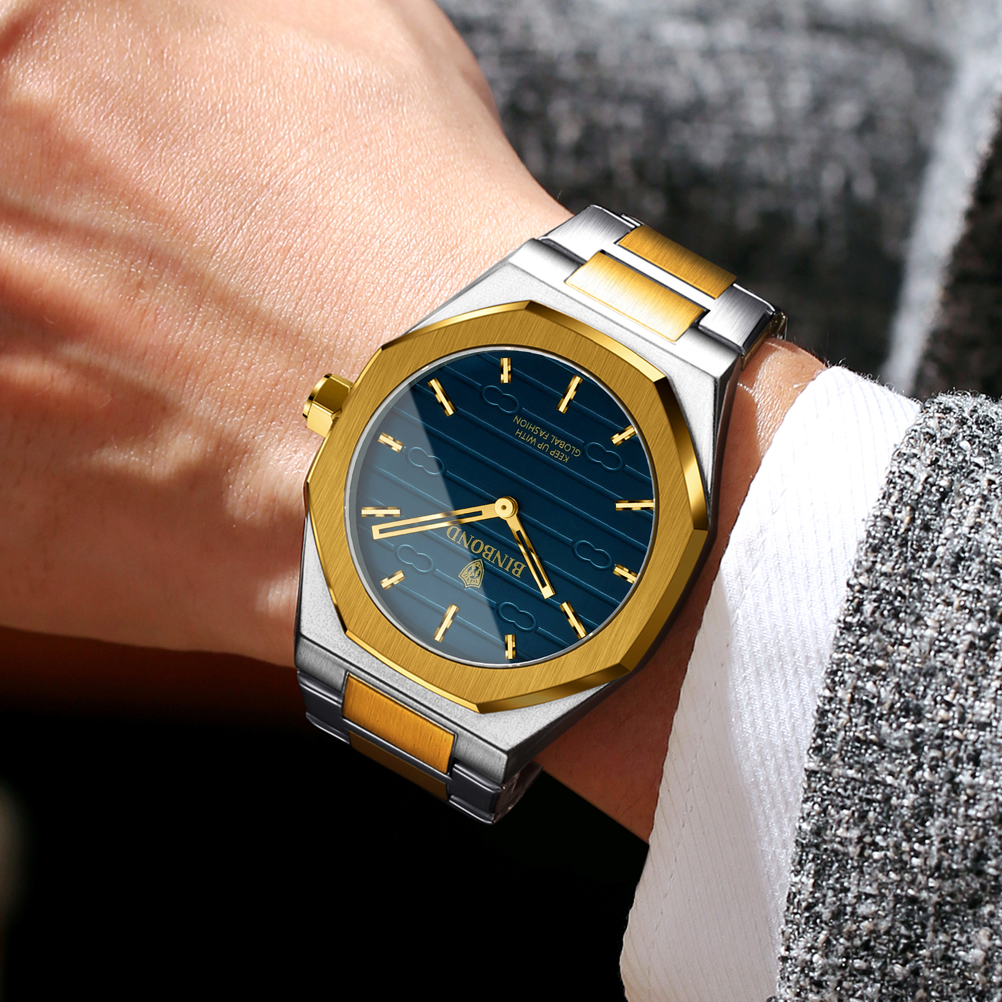 BINBOND Luxury vintage quartz  - Smartwatch Vintage Watches For Men incelemesi ve fiyatı