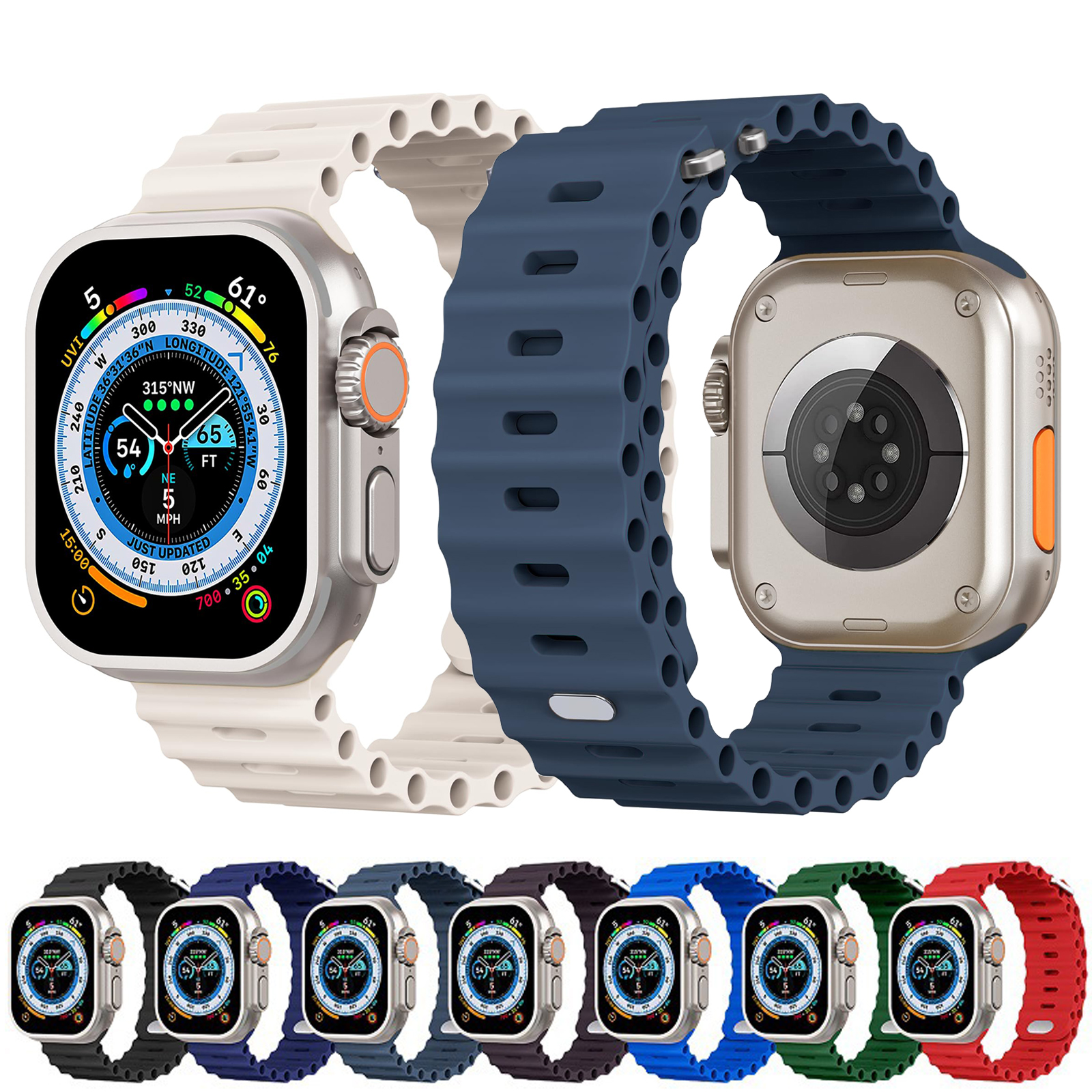Ocean Band Strap For Apple Wat - Smartwatch Apple Watches For Men incelemesi ve fiyatı