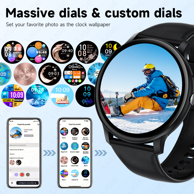 LIGE Bluetooth Call Women Smar - Smartwatch Latest Watches For Men incelemesi ve fiyatı