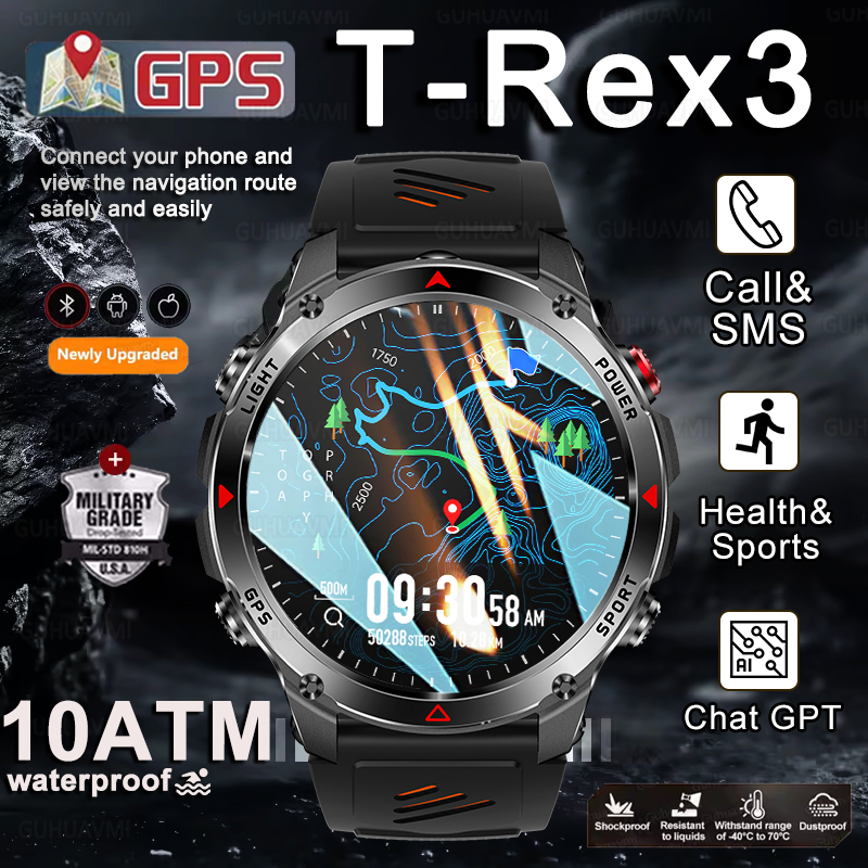 2025New T-Rex 3 Outdoor GPS Sp - Smartwatch Running Watches For Men incelemesi ve fiyatı