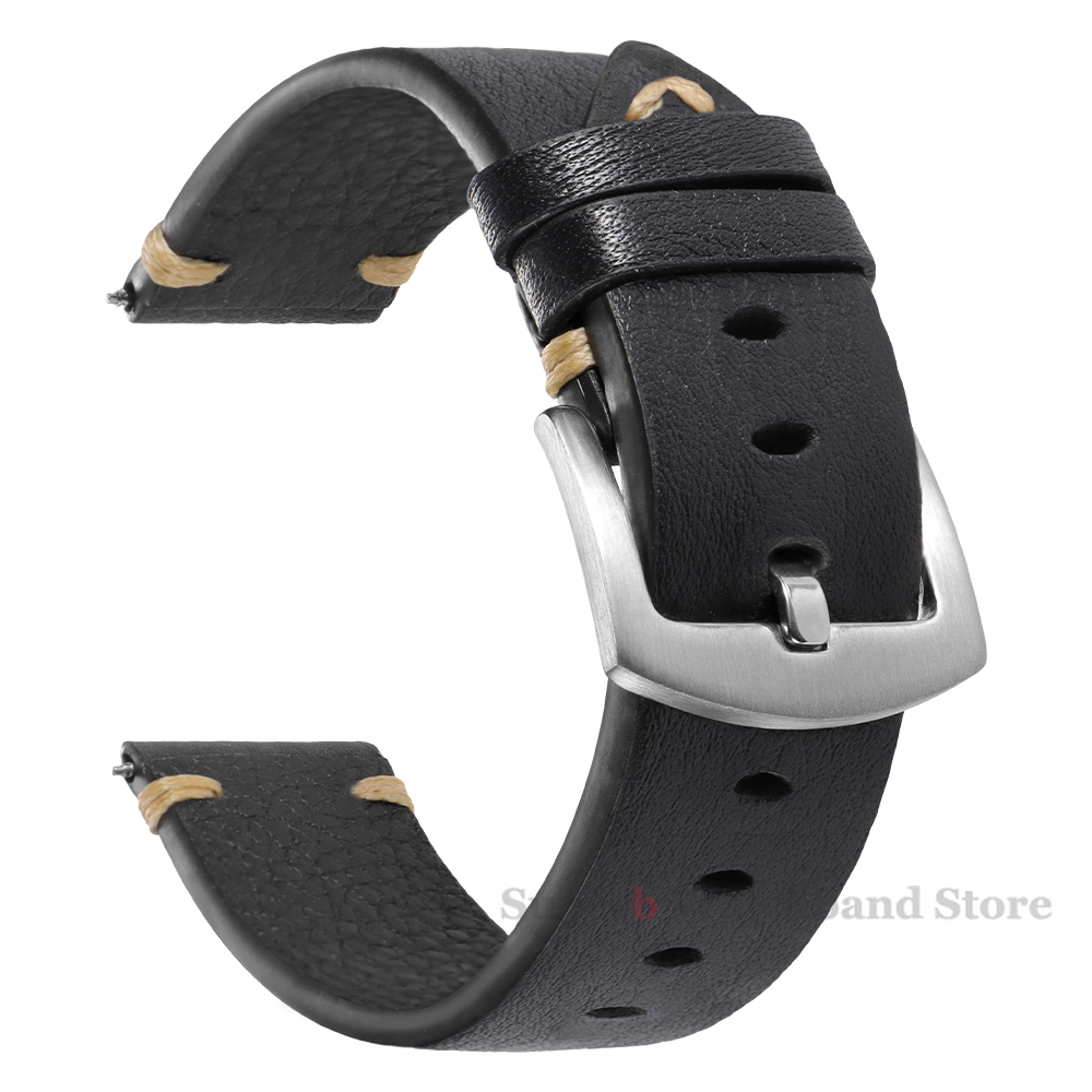 Genuine Leather Straps For Wat - Smartwatch Vintage Watches For Men incelemesi ve fiyatı