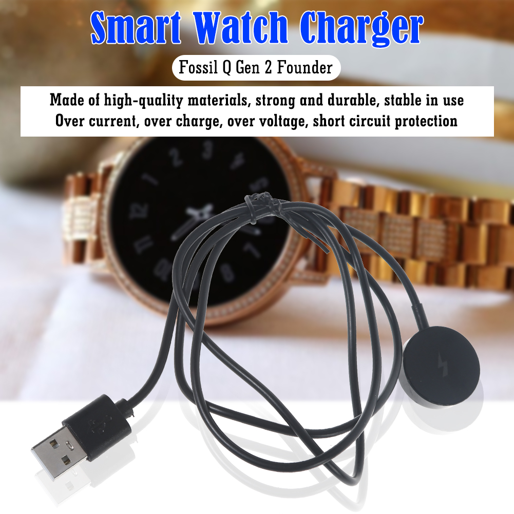 USB Smart Watch Magnetic Charg - Fossil Watches Smartwatch Charger incelemesi ve fiyatı