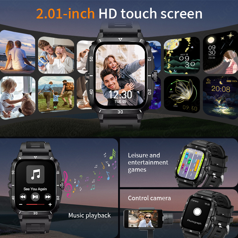 2.01 Screen Smart Watch Blueto - Smartwatch Latest Watches For Men incelemesi ve fiyatı