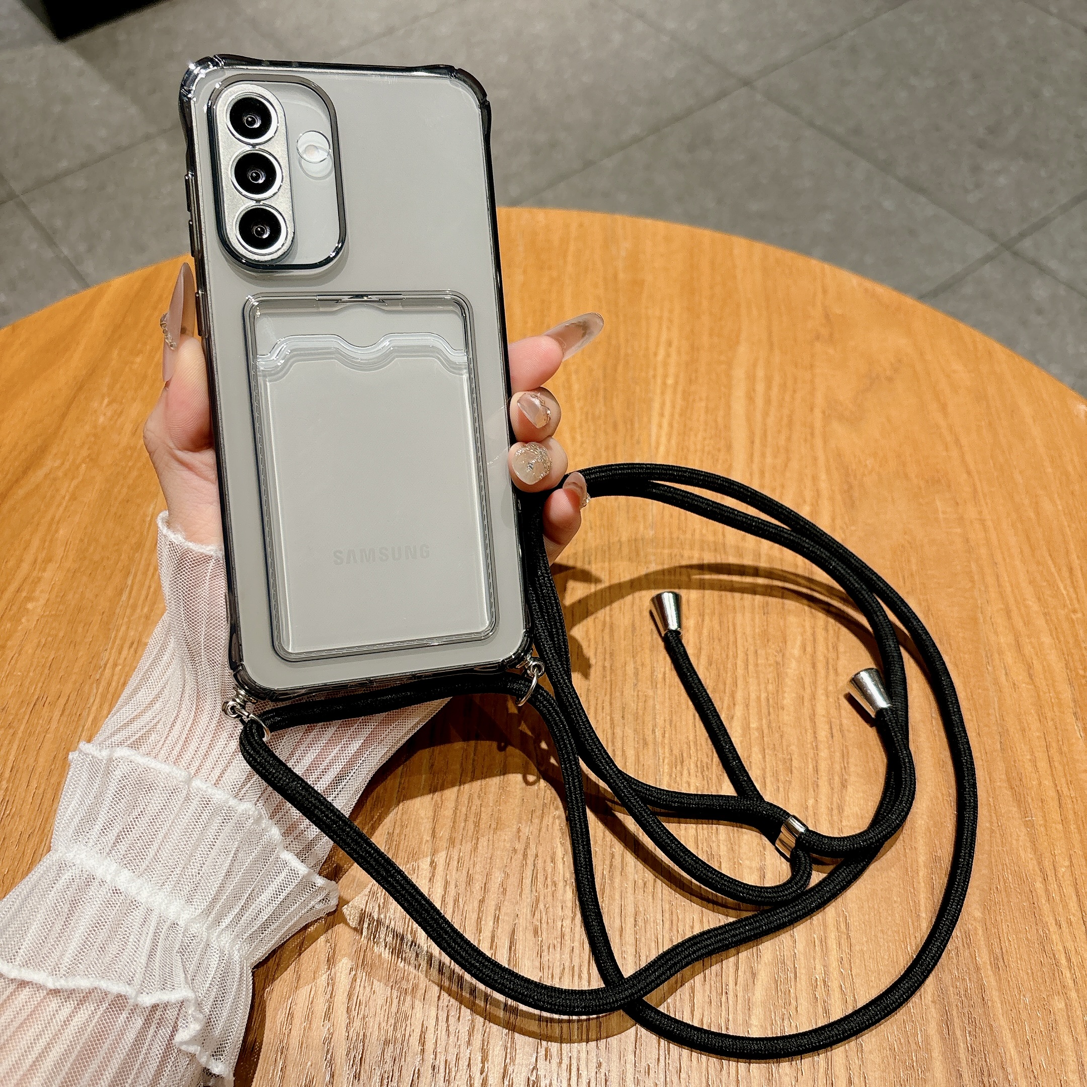 Light Gray Crossbody Strap Car - Samsung Galaxy Strap incelemesi ve fiyatı