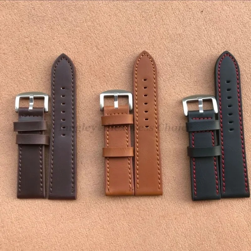 Leather Watch Band for Omega f - Smartwatch Vintage Watches For Men incelemesi ve fiyatı
