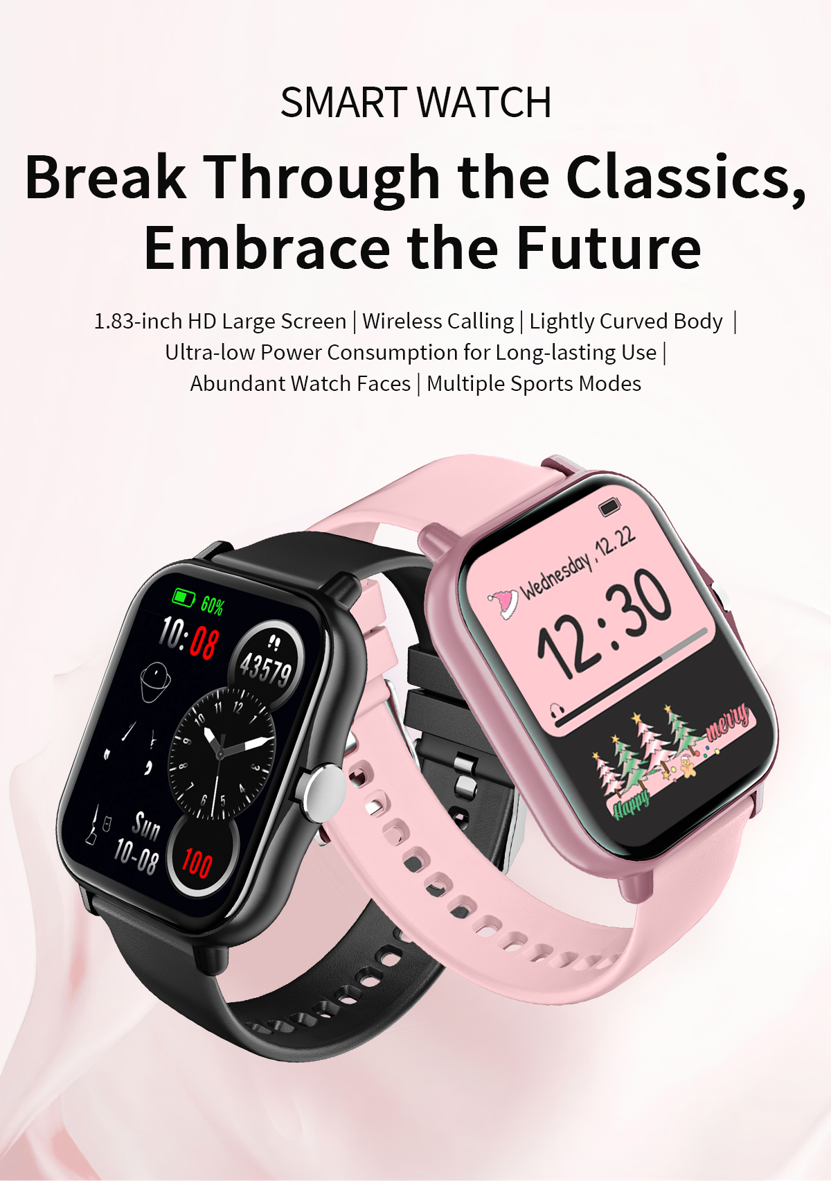 2026 New Smart Watch 1.83 HD S - Smartwatch Square Watches For Men incelemesi ve fiyatı