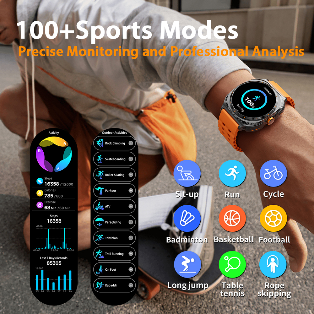 2026 hot Watch Wireless Earpho - Smartwatch Running Watches For Men incelemesi ve fiyatı