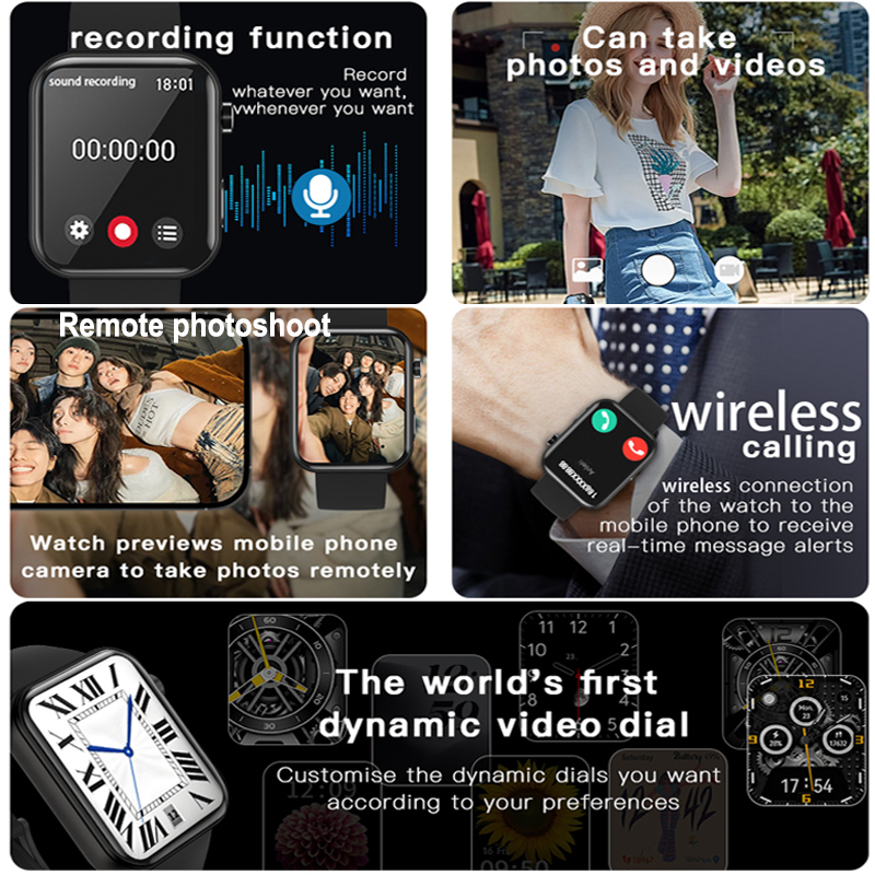 New Camera SmartWatch Men Wome - Smartwatch Sports Watches For Women incelemesi ve fiyatı