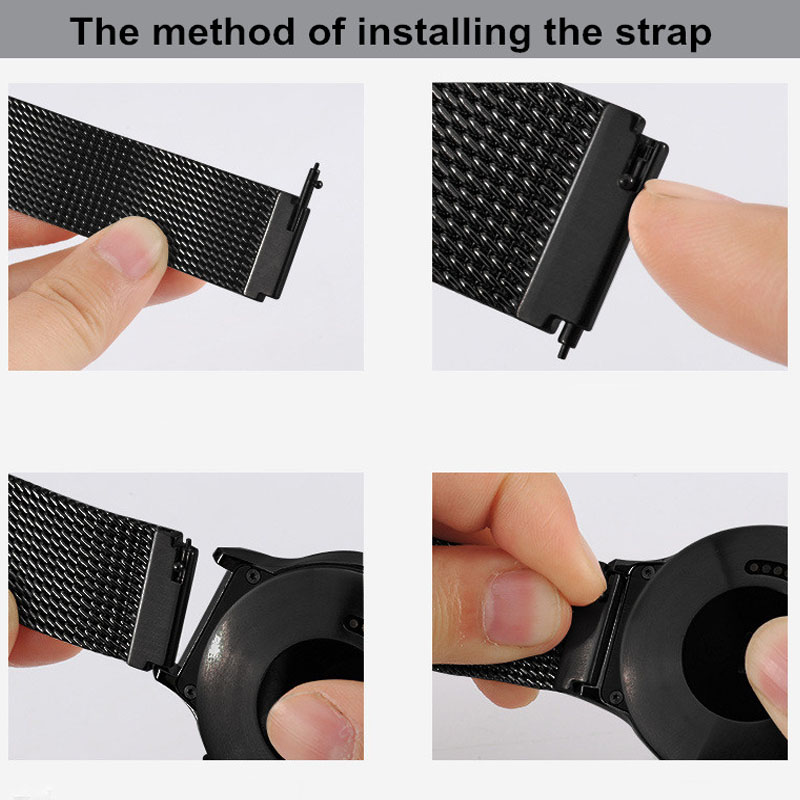 18MM Milanese Loop Strap For F - Fossil Watches Smartwatch Gold incelemesi ve fiyatı