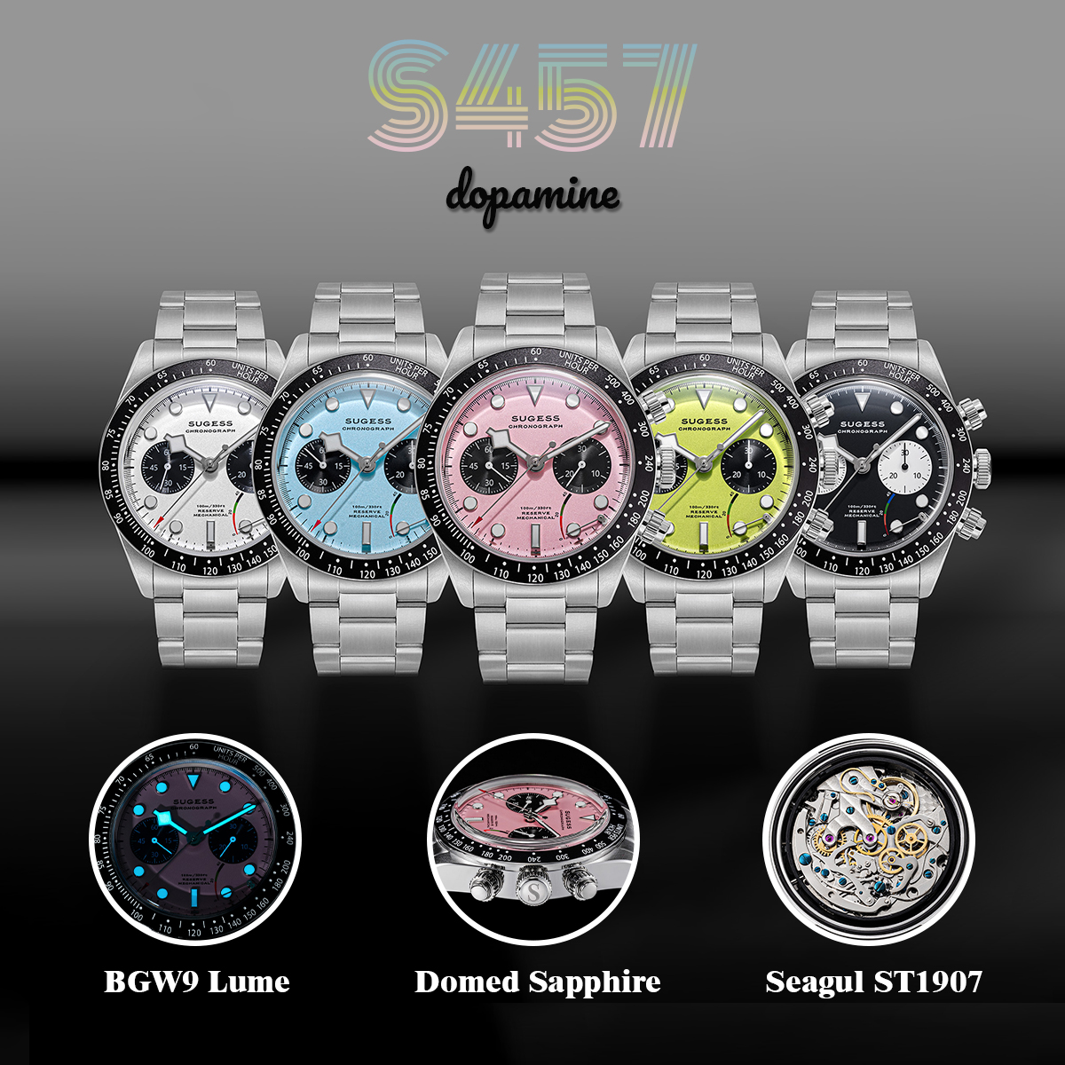 Sugess Chronograph Men Watch O - Diesel Watches Smartwatch incelemesi ve fiyatı