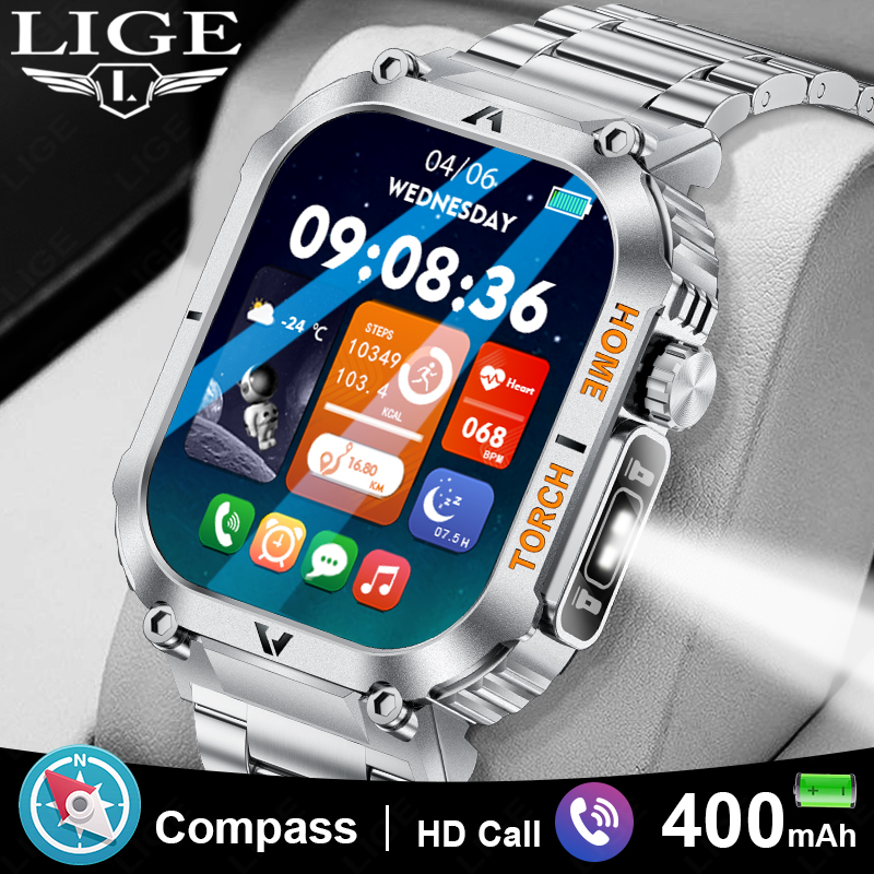 LIGE Men Outdoor Smartwatch 20 - Smartwatch Latest Watches For Men incelemesi ve fiyatı