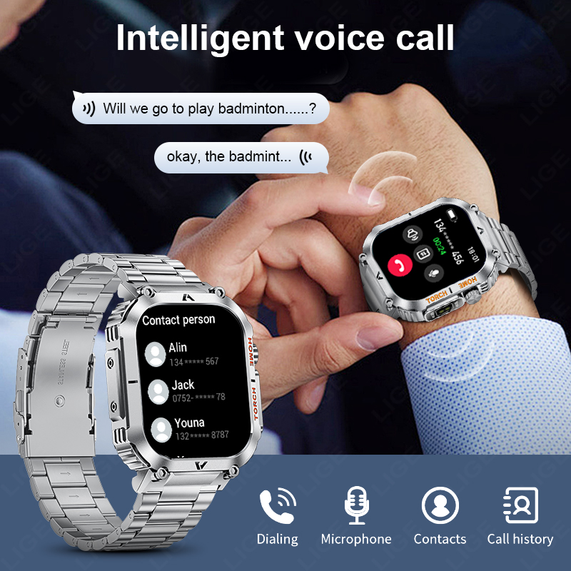 LIGE Men Outdoor Smartwatch 20 - Smartwatch Latest Watches For Men incelemesi ve fiyatı