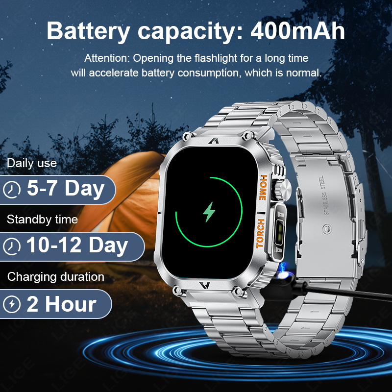 LIGE Men Outdoor Smartwatch 20 - Smartwatch Latest Watches For Men incelemesi ve fiyatı