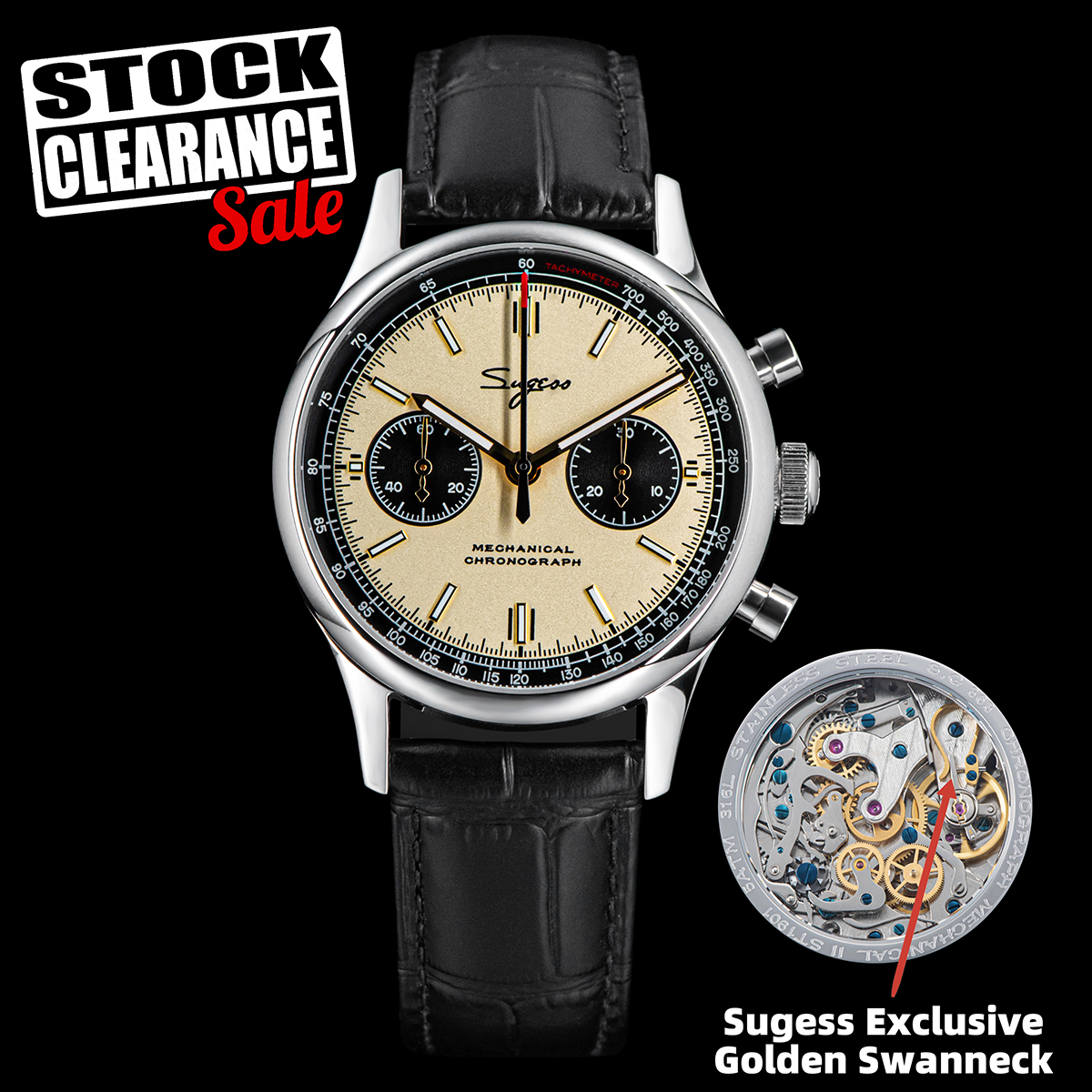 Sugess 40mm Men Army Watch 196 - Diesel Watches Smartwatch incelemesi ve fiyatı