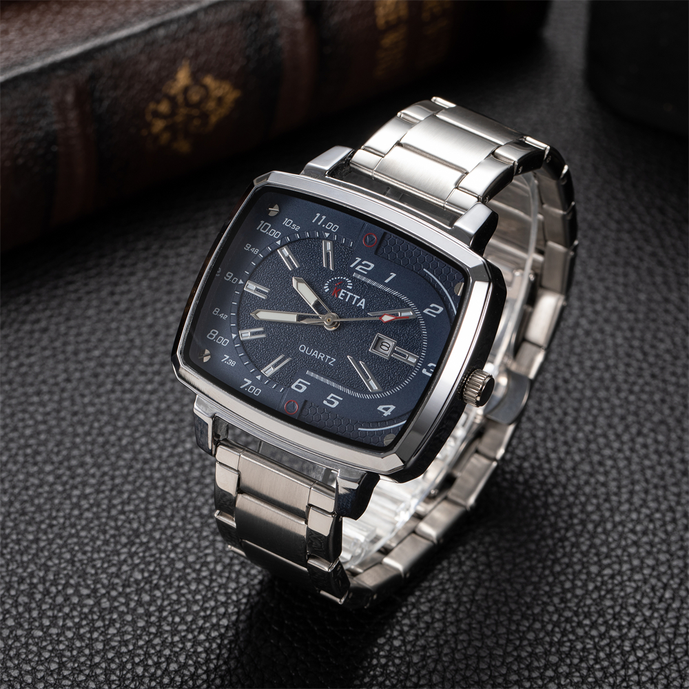 KETTA New Leisure Business Wat - Smartwatch Square Watches For Men incelemesi ve fiyatı
