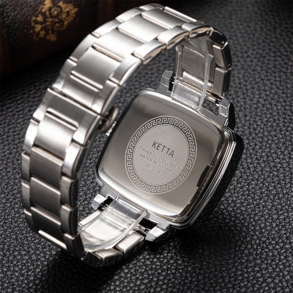KETTA New Leisure Business Wat - Smartwatch Square Watches For Men incelemesi ve fiyatı