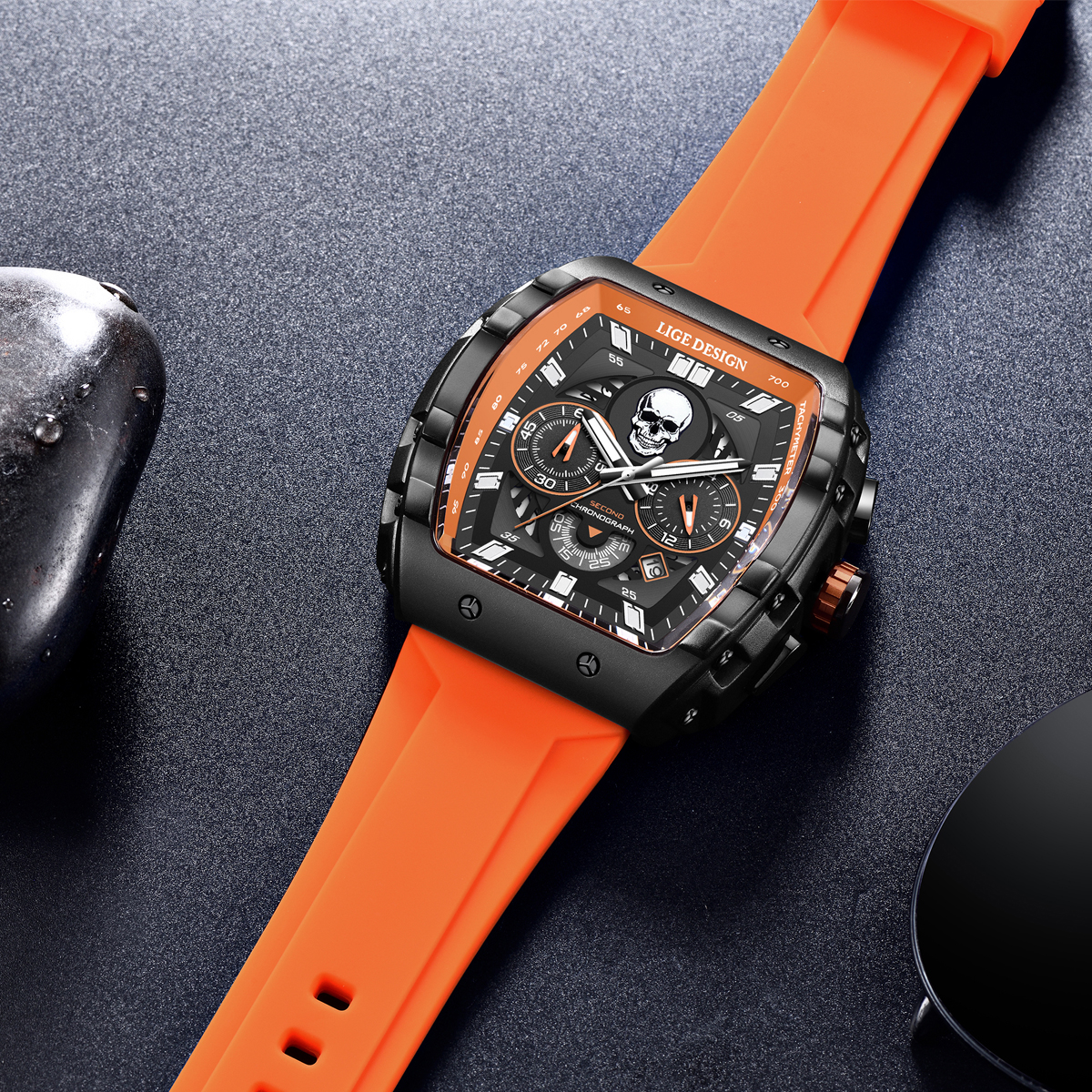 LIGE Fashion Quartz Watches fo - Smartwatch Square Watches For Men incelemesi ve fiyatı