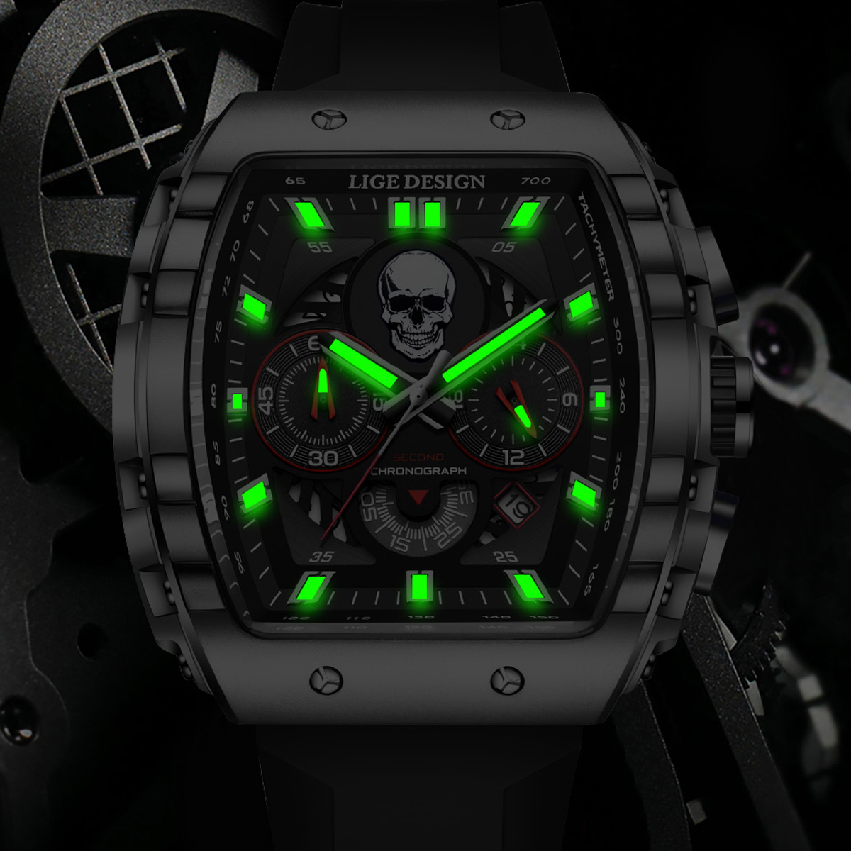 LIGE Fashion Quartz Watches fo - Smartwatch Square Watches For Men incelemesi ve fiyatı