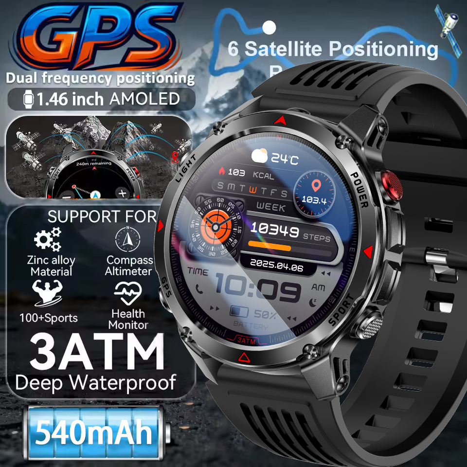 2026New Professional GPS Sport - Smartwatch Running Watches For Men incelemesi ve fiyatı
