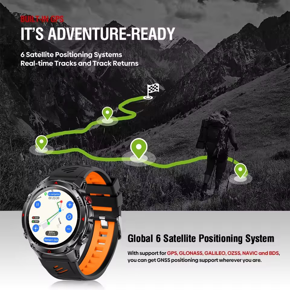 2026New Professional GPS Sport - Smartwatch Running Watches For Men incelemesi ve fiyatı