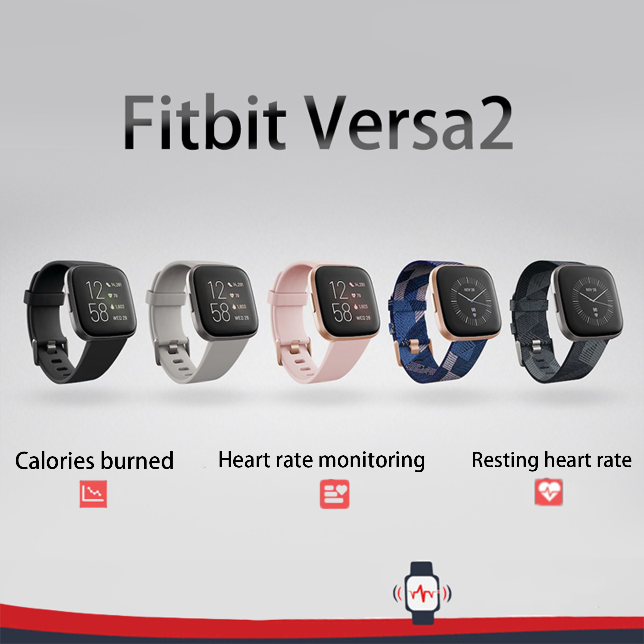 Fitbit Versa 2 Health and Fitn - Smartwatch Health Watches incelemesi ve fiyatı