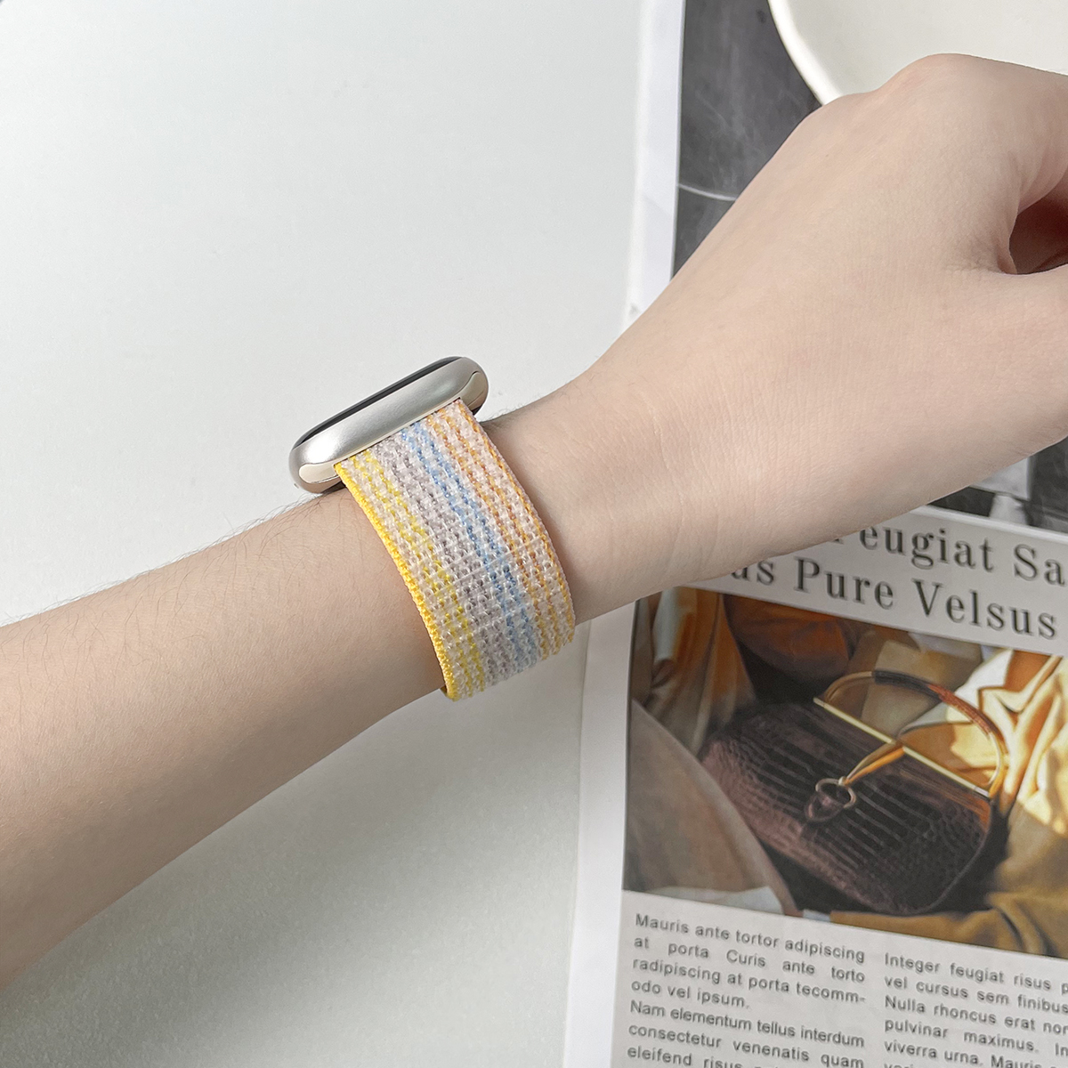 Nylon Loop Strap for apple wat - Smartwatch Apple Watches For Men incelemesi ve fiyatı