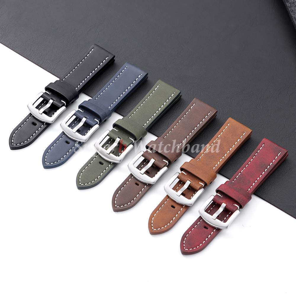 20mm 22mm PU Matte Leather Wat - Smartwatch Vintage Watches For Men incelemesi ve fiyatı
