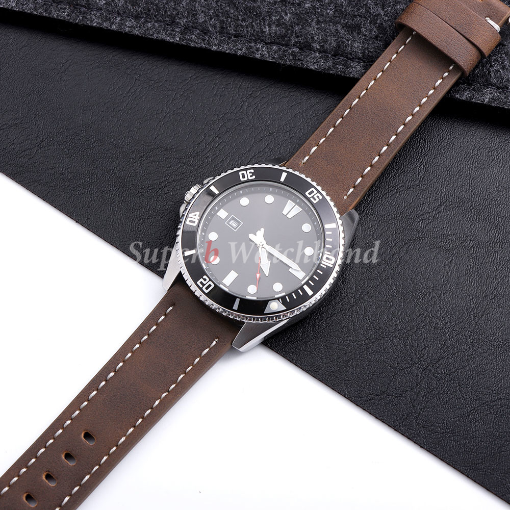 20mm 22mm PU Matte Leather Wat - Smartwatch Vintage Watches For Men incelemesi ve fiyatı