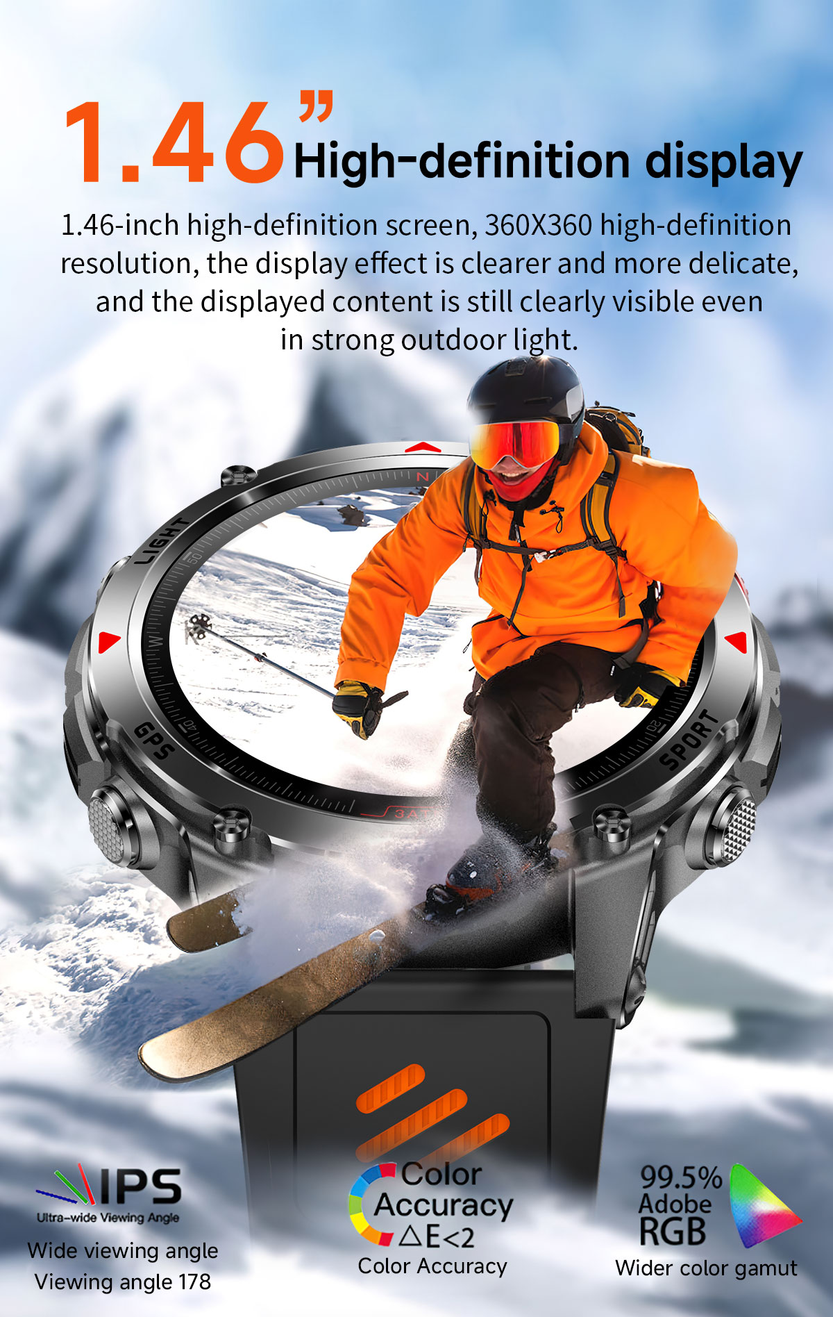2025 New Professional GPS Spor - Smartwatch Running Watches For Men incelemesi ve fiyatı