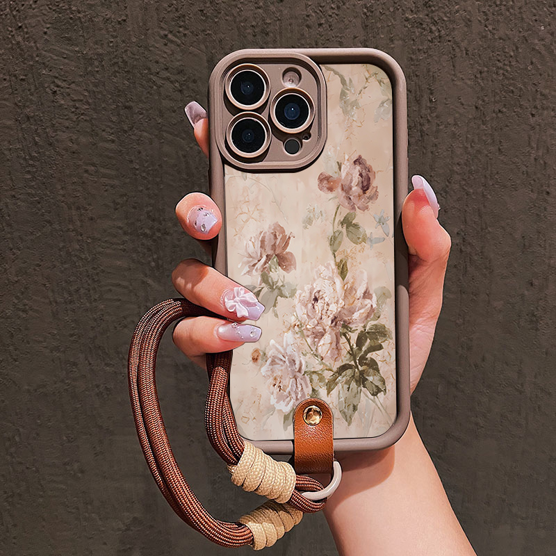Vintage Floral  Phone Case Wit - Samsung Galaxy Strap incelemesi ve fiyatı