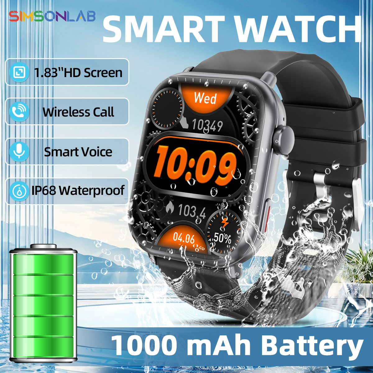 2025 NEW Hot Smartwatch 1.83'' - Smartwatch Sports Watches For Women incelemesi ve fiyatı