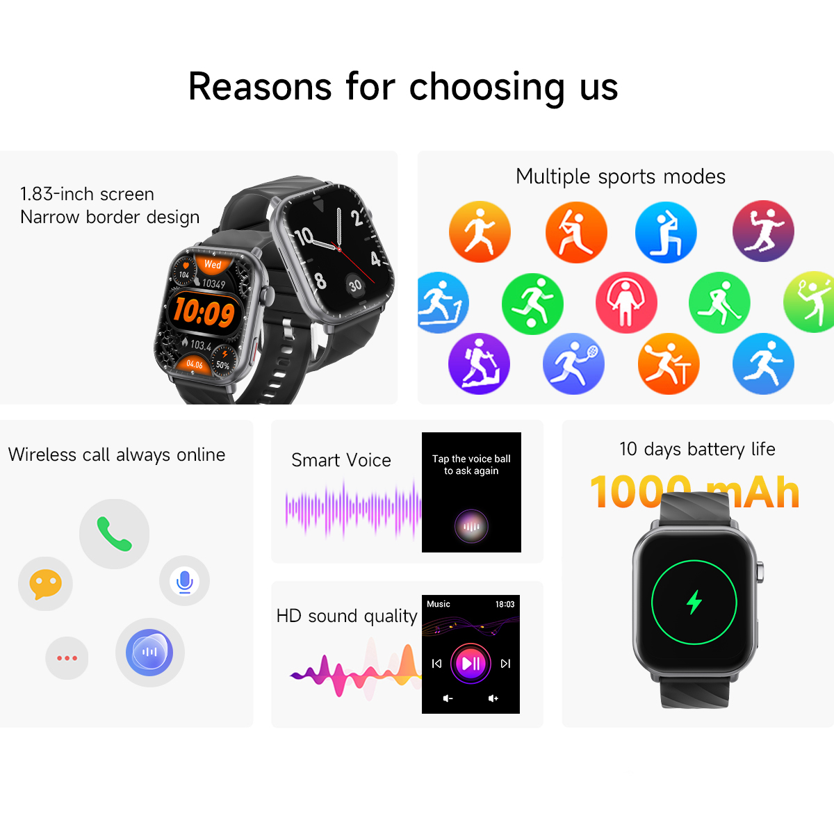 2025 NEW Hot Smartwatch 1.83'' - Smartwatch Sports Watches For Women incelemesi ve fiyatı