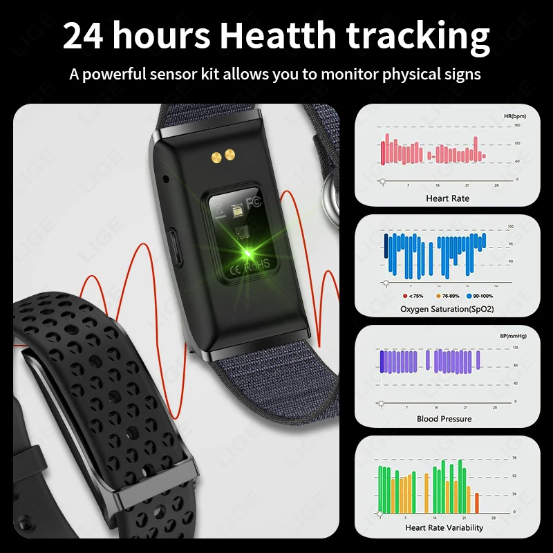 LIGE No Screen Smart Watch Hea - Smartwatch Latest Watches For Men incelemesi ve fiyatı