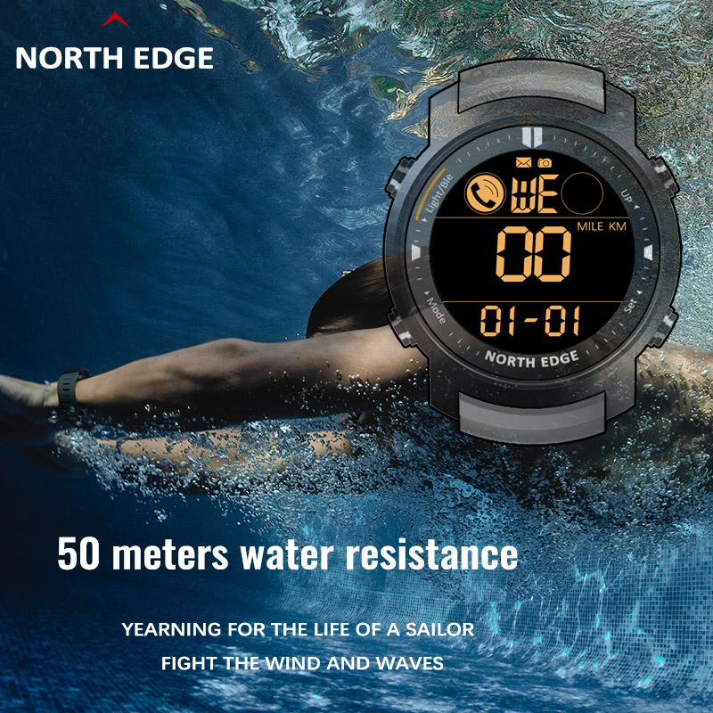 NORTH EDGE Smart Watch Men Hea - Smartwatch Running Watches For Men incelemesi ve fiyatı