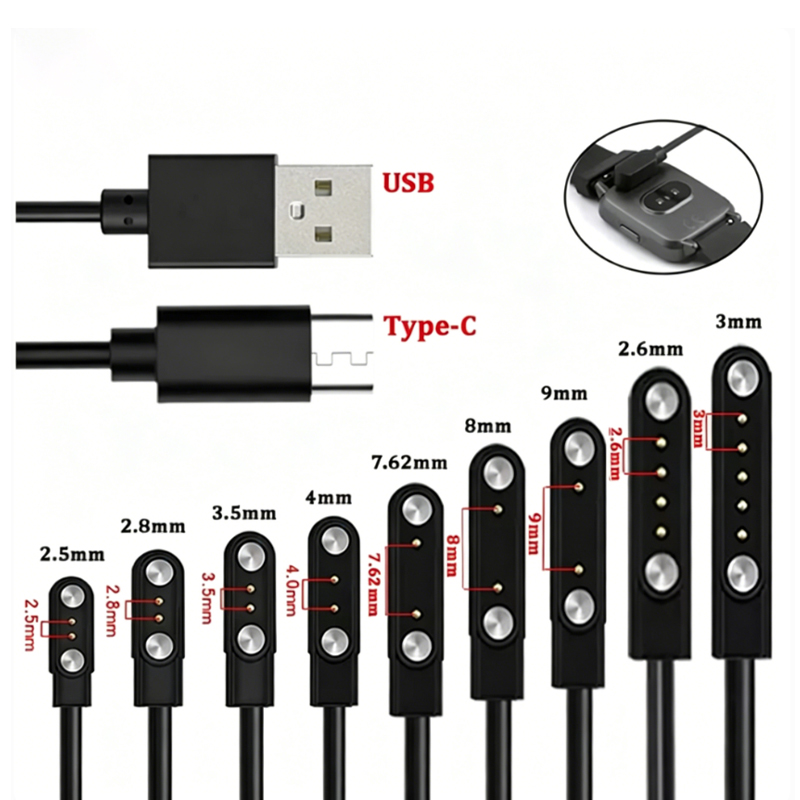 1PCS 2Pin 4Pin For Smartwatch  - Smartwatch Watches Kids incelemesi ve fiyatı