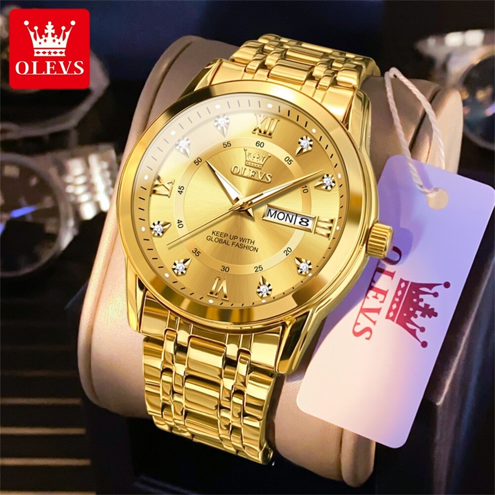 OLEVS Quartz Watch for Men Lux - Diesel Watches Smartwatch incelemesi ve fiyatı