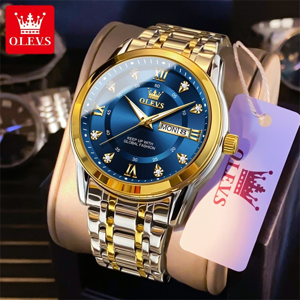 OLEVS Quartz Watch for Men Lux - Diesel Watches Smartwatch incelemesi ve fiyatı
