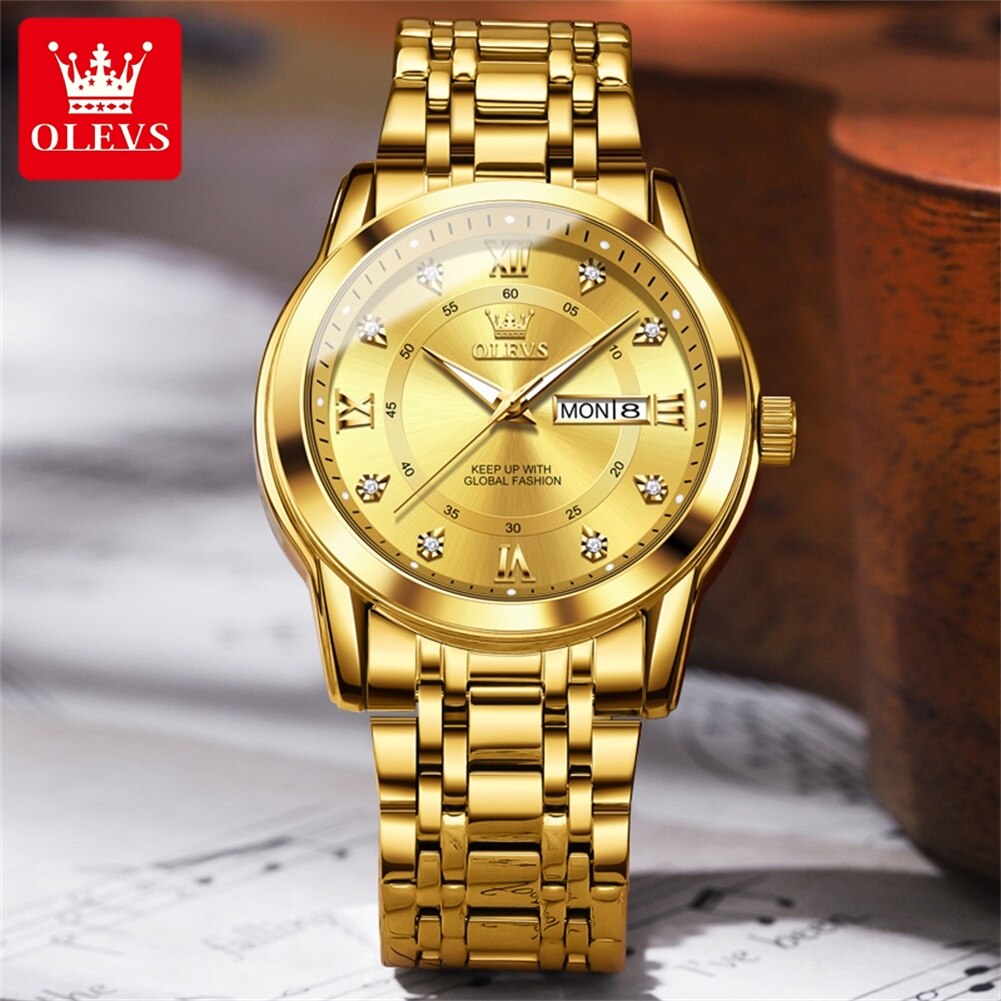 OLEVS Quartz Watch for Men Lux - Diesel Watches Smartwatch incelemesi ve fiyatı