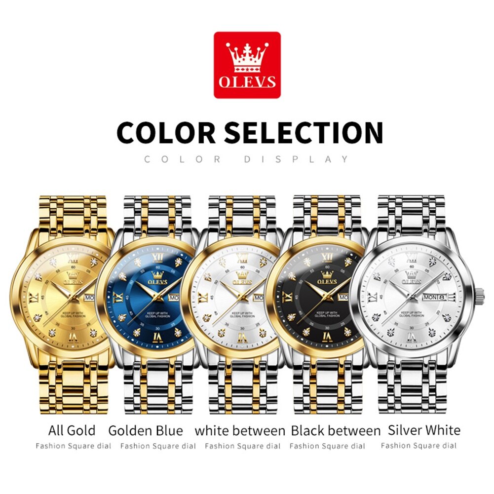 OLEVS Quartz Watch for Men Lux - Diesel Watches Smartwatch incelemesi ve fiyatı